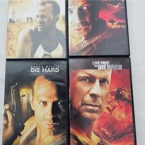 Die Hard DVD Collection 1 & 2 / vengeance/live free or due hard pre-owned